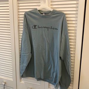 Champion Vintage Unisex Long Sleeve Cotton T-Shirt